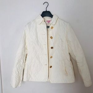 Lilly Pulitzer Destination Quilted Jacket in white